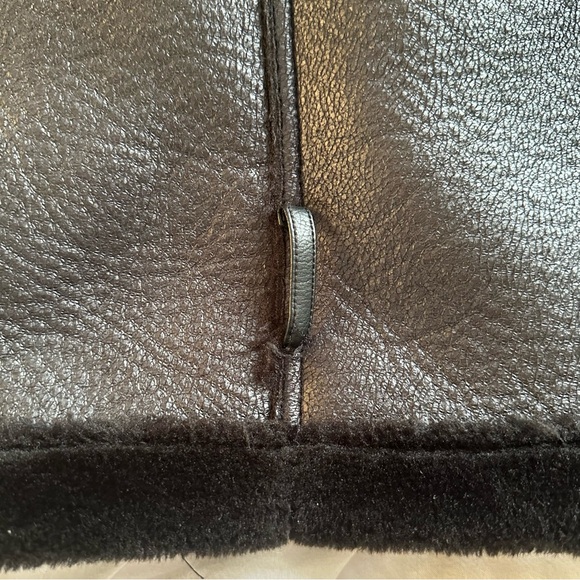 Zara faux fur leather jacket size XS - Picture 4 of 11